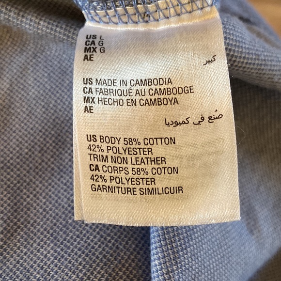 Tasso Elba blue tweed mens pullover in a size large - Picture 6 of 6